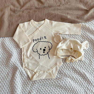 100%棉A类按扣包臀衣卡通四季款