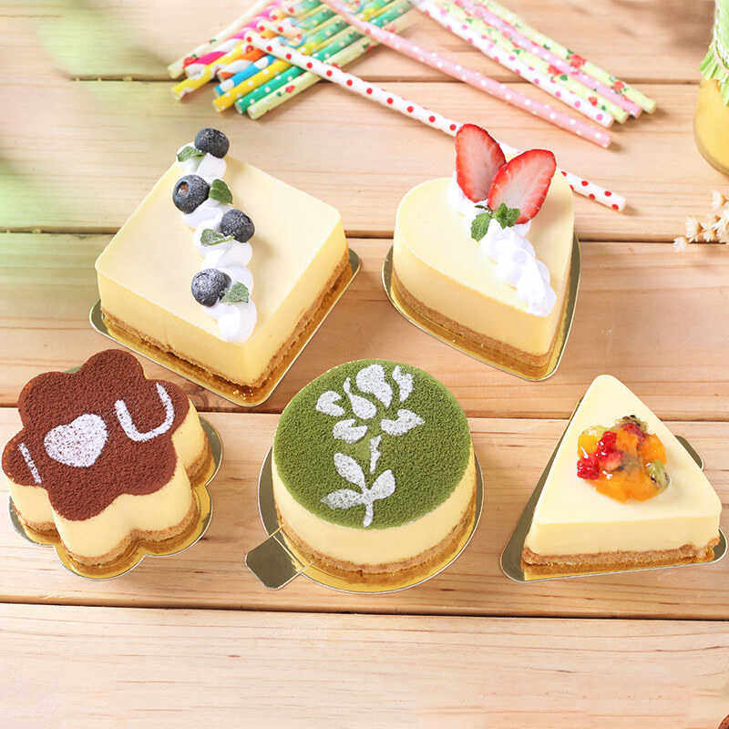 一次性慕斯蛋糕底托垫三角切块金色加厚千层蛋糕甜品纸垫慕斯圈托,厨房/烹饪用具,烘焙用纸,淘宝优惠券,粉丝福利购,淘宝优惠卷