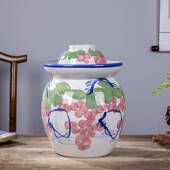 景德镇泡菜坛子家用土陶腌菜酸菜咸菜罐陶瓷老式 四川加厚东北新款