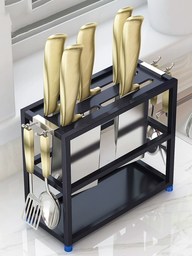 Коммерческое лезвие отель, сливая полки воды без палочек, палочки для еды, лезвие стального лезвия, стена на полке ножа, кухня универсальная