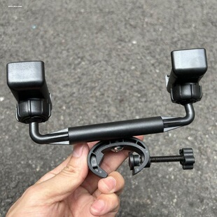 手机夹金属云台万向旋转直播支架三脚架三机位固定器通用配件