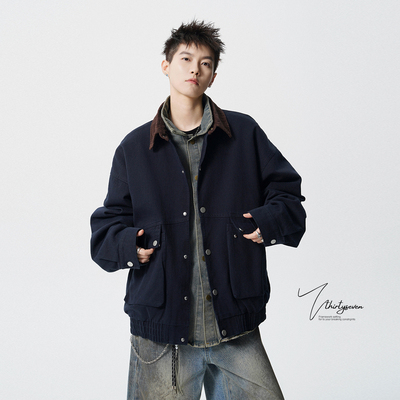 美式复古哈灵顿工装夹克