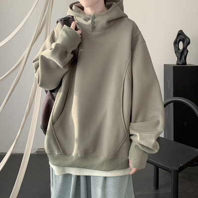 美式高街重磅连帽卫衣