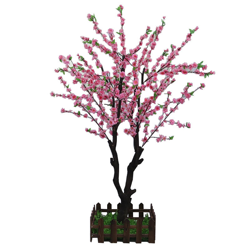 仿真桃花树樱花树植物道具装饰