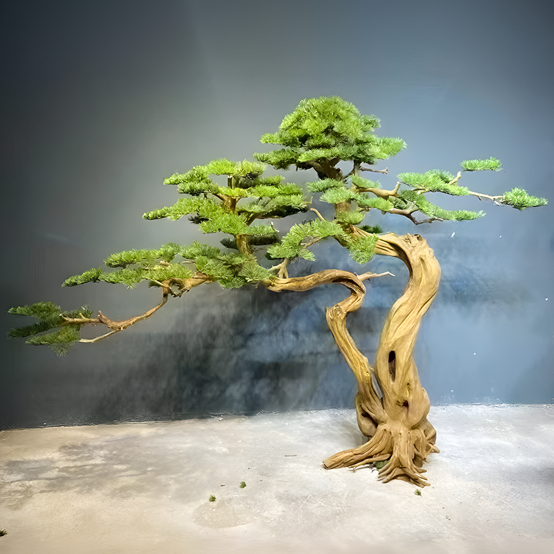 仿真迎客松松树木雕雕刻牙签松大型室内外装饰树酒店橱窗会所造景,鲜花速递/花卉仿真/绿植园艺,仿真绿植,淘宝优惠券,粉丝福利购,淘宝优惠卷