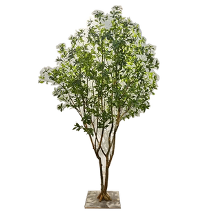 仿真马醉木树榕树植物盆景商场客厅装饰假树吊钟大型绿植榕叶景观