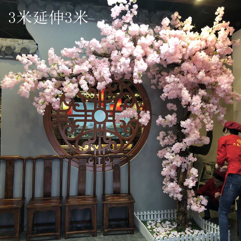 多层仿真樱花树大型商城广场桃树