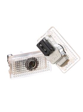 适用于特斯拉专用迎宾灯model3/X/SY车门投影灯改装饰品氛围灯2个