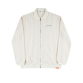 AVENUESON大道之子2024秋冬三色提花针织开衫 翻领毛衣张凌赫同款