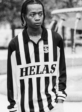 【法国】HELAS 25WIN FC LS POLO 黑白条纹POLO球衣