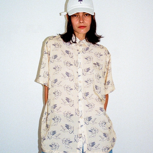 【法国】HELAS 25SU ANGLES SHIRT 天使印花短袖衬衫