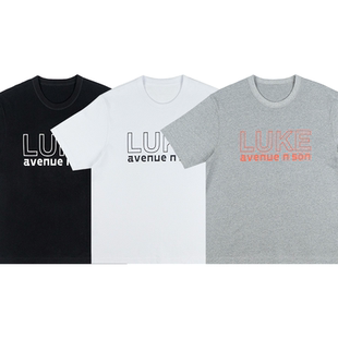SON RPINTED SHIRT 大道之子2024春夏LUKE联名ASLK AVENUE