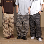 AVENUESON大道之子2025三色可拆卸二合一迷彩休闲裤