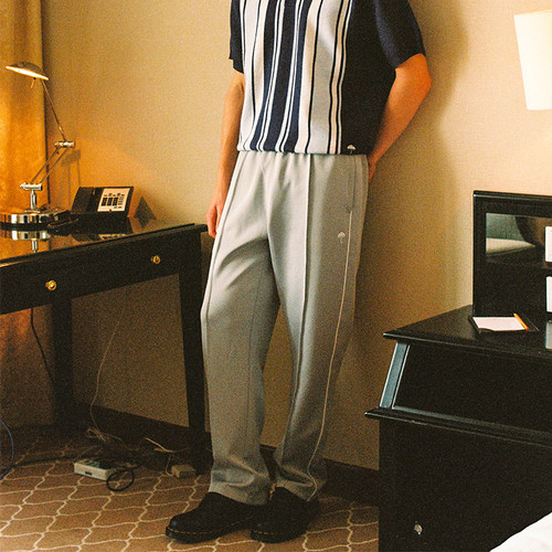 【法国】HELAS 26SP CLASSIC PLEATED TRACKSUIT经典灰色休闲裤