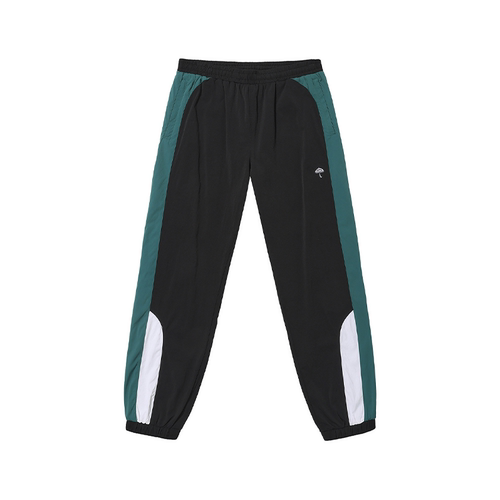 【法国】HELAS 25WIN READY TRACKSUIT PANTS黑绿拼色运动裤