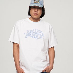 AVENUE 索罗娜速干透气亲肤 SON大道之子2024闪电中文字体印花短袖