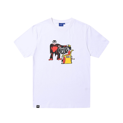 【法国】HELAS 25WIN VAMPIRE TEE 双色吸血鬼印花短袖T恤
