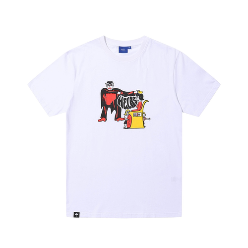 【法国】HELAS 25WIN VAMPIRE TEE 双色吸血鬼印花短袖T恤