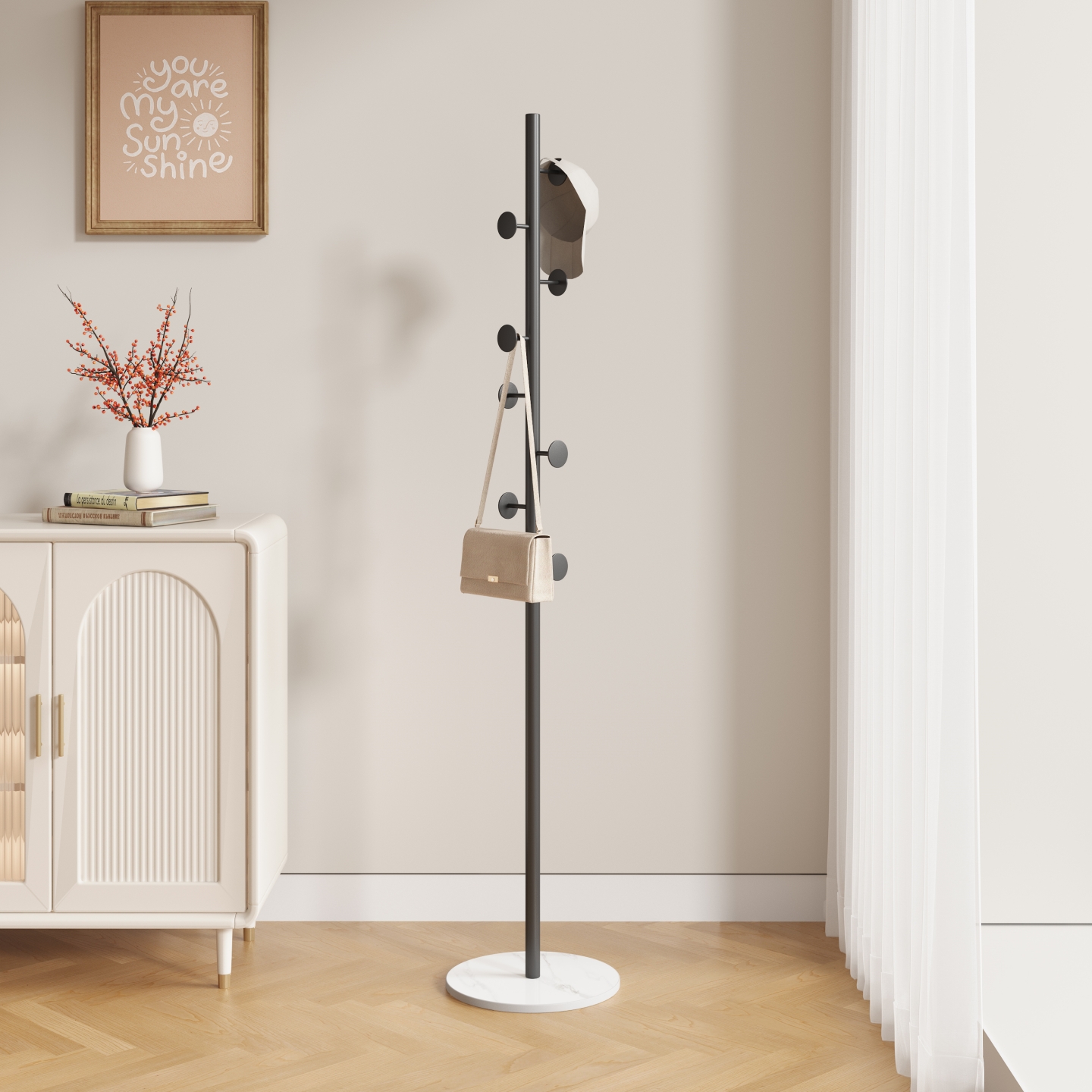 卧室玄关立式入户轻奢网红简易