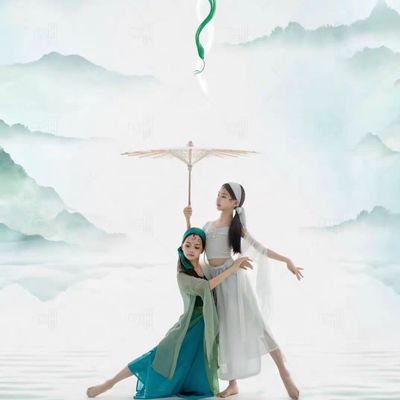 六一儿童青蛇白蛇古典舞舞蹈服新