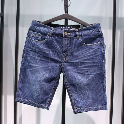 夏季薄款中腰五分裤休闲牛仔短裤