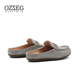包头拖女真皮透气舒适搭扣一脚蹬拖鞋 OZZEG澳泽格夏季 新款 25C16A