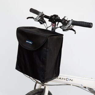 适用捷安特自行车筐P8加厚帆布前筐方形车筐滑板篮子412折叠车筐