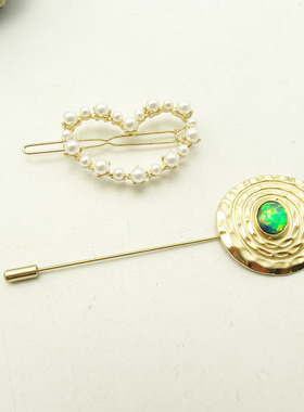 L61 欧美外贸饰品日韩金色中古胸针