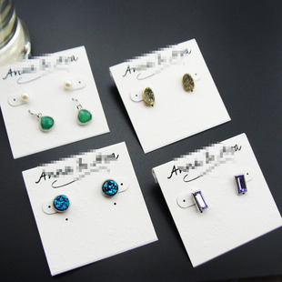 精致岩石宝石耳钉耳饰女款 G50 欧美外贸饰品日韩新款