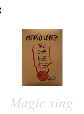 幻星之客马里奥硬币穿丝带魔术道具流程 TheChallenge丝带与古币