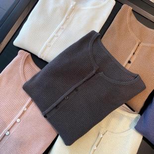 客供纱线舒适针织衫 好穿不挑人 显瘦上衣女毛衣秋冬新 AMR