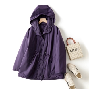ANCHUDSS 冰岛外套！工装风3M新雪丽户外风衣式连帽棉服秋冬上衣