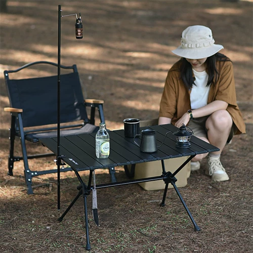 Портативный металлический легкий стол для пикника для кемпинга для стола