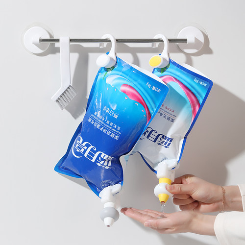 袋装沐浴露洗发水分装导液泵头