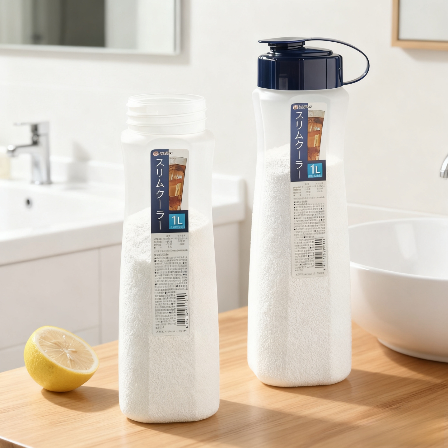 日本进口家用装洗衣粉专用分装瓶液容器储存收纳盒桶罐子神器宿舍