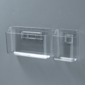 亚克力卫生间置物架浴室厕所免打孔壁挂洗漱台墙上化妆品收纳架子