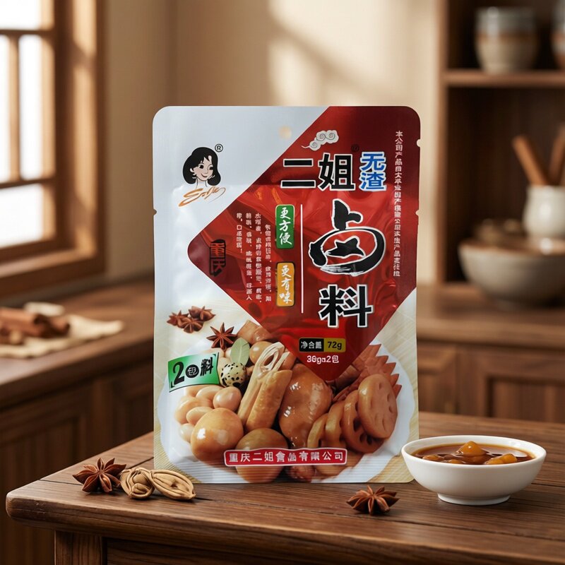 重庆二姐无渣卤料72g*3卤猪头肉排骨鸡鸭鹅牛羊肥肠卤鹅卤水豆干