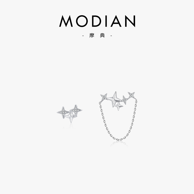 小众甜美风纯银生日礼物精致耳饰