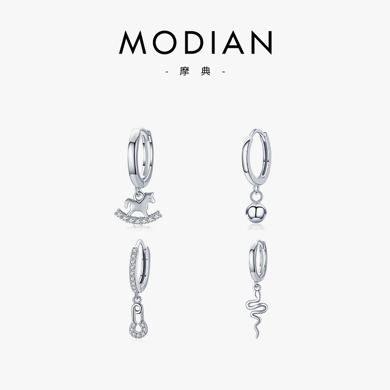 纯银女独角兽小众耳饰ins新款