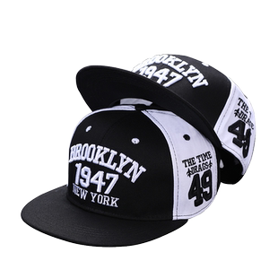 帽子男平檐棒球帽女秋天韩版潮百搭鸭舌帽秋季街舞平沿滑板太阳帽