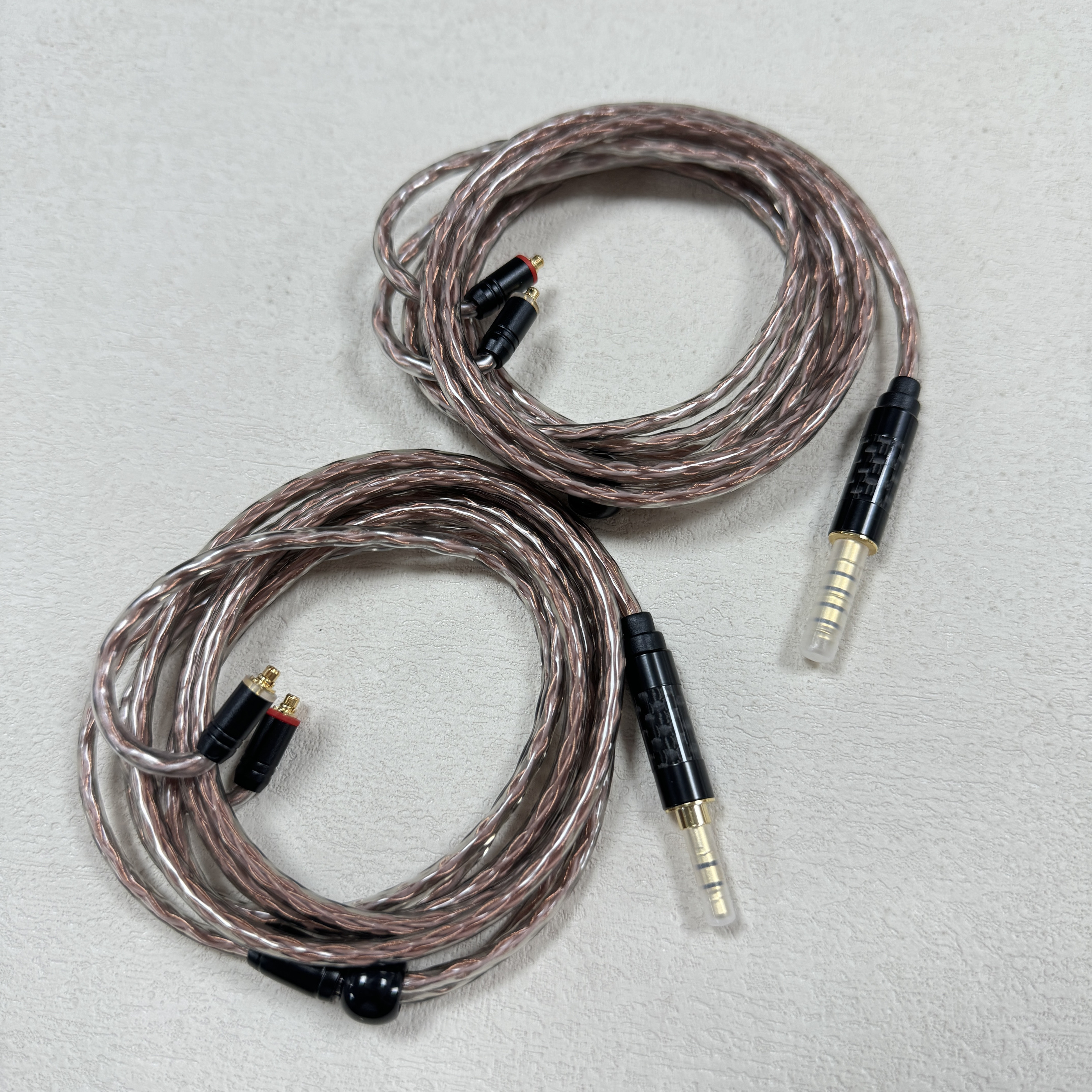 发烧级别金宝线MMCX耳机升级线单晶铜DIY hifi线材3.5/4.4接口