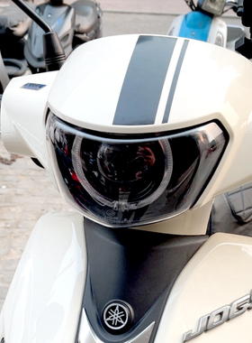 巧格I125摩托车大灯LED激光透镜75WAPP蜂窝车灯总成带罩高亮海5