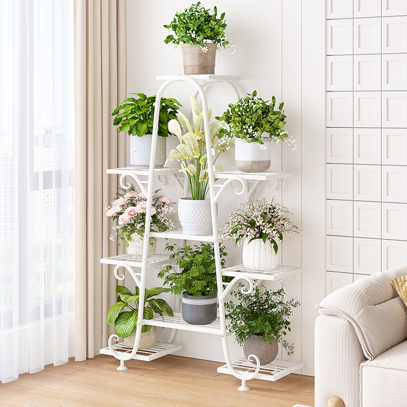 落地式花架子客厅阳台置物架户外庭院多肉铁艺花盆扩展架托架层架,住宅家具,花架/花几,淘宝优惠券,粉丝福利购,淘宝优惠卷