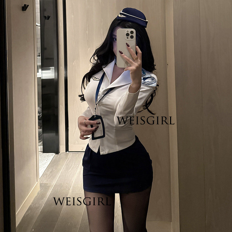 气质靓丽御姐性感空姐制服秘书装