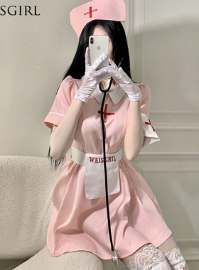 性感万圣节夜场可爱白衣天使制服套装医生纯欲cosplay女仆护士装