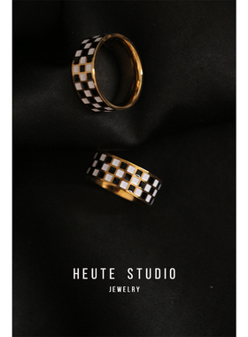 heutestudio小众设女钛钢戒指