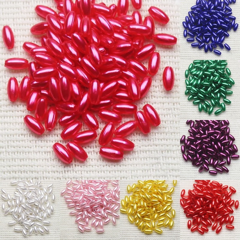 椭圆形不掉色穿孔珠子