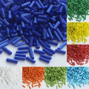 不掉色6mm陶瓷管珠饰品手链制作材料diy散珠手工串珠步摇汉服长管