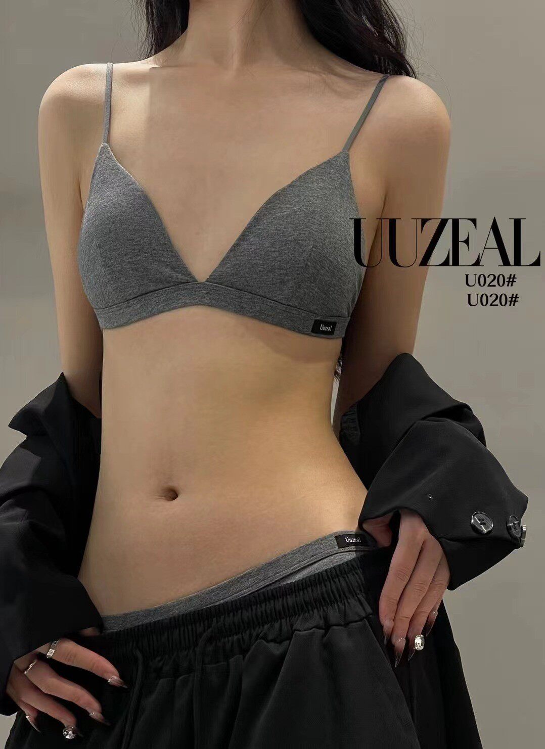 UUzeal新款法式小胸美背吊带内衣性感内搭女2025韩版三角杯文胸潮