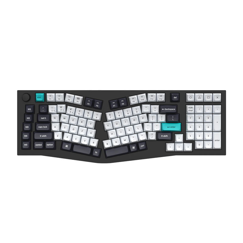 keychron机械键盘铝壳工学键盘